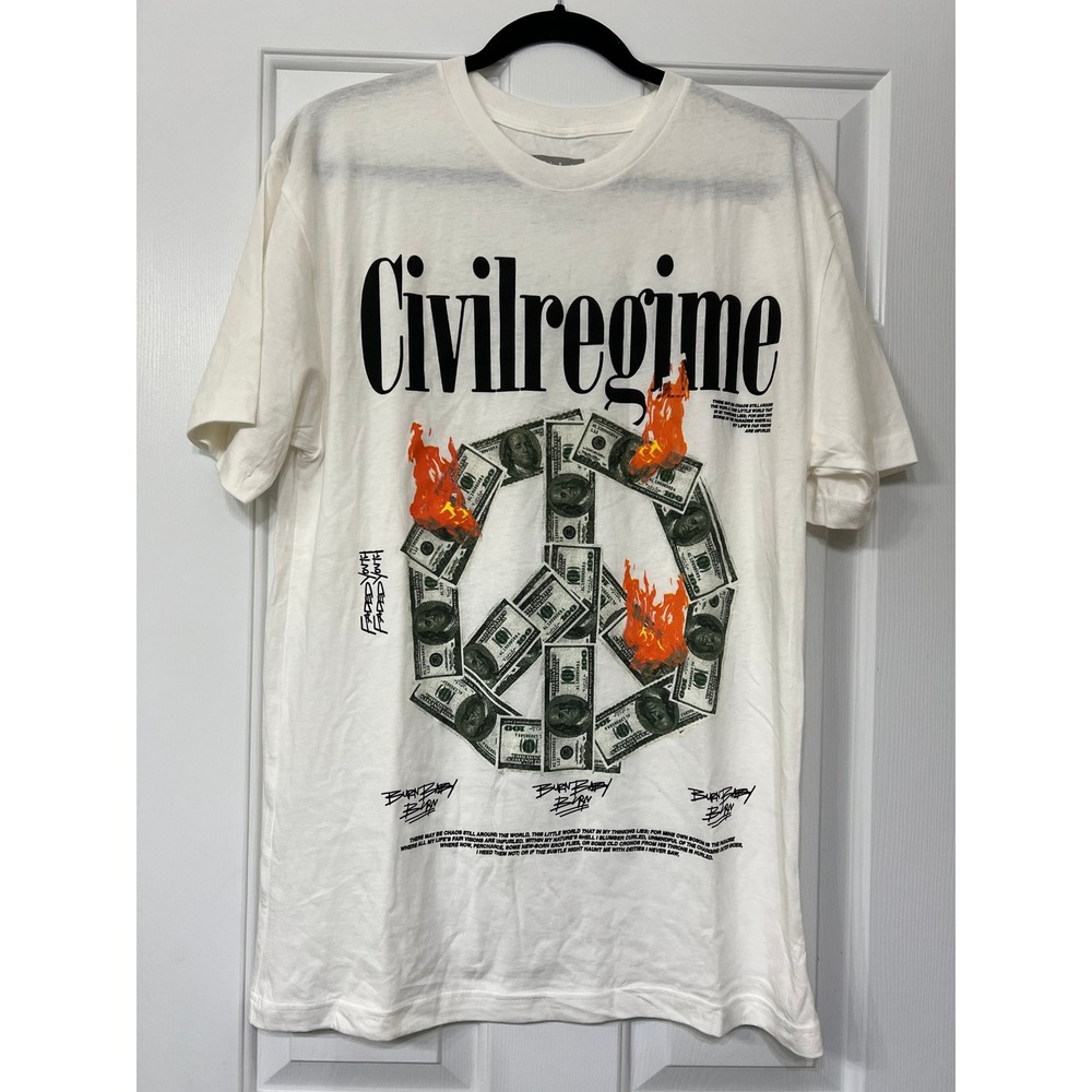 Civil Regime Tee,‎ size large
